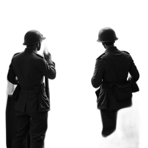 jacket, staff, hat, dress transparent PNG cut-out