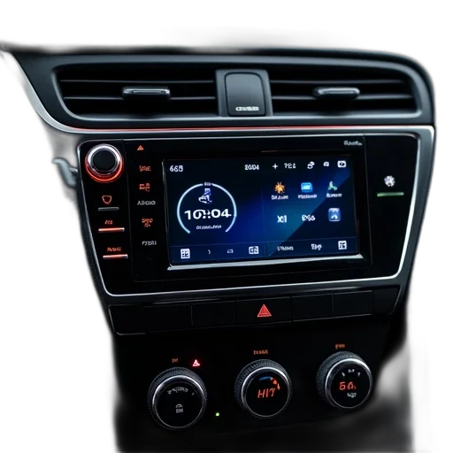 car, modern, stereo, system transparent PNG cut-out