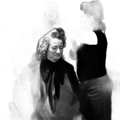 staff, hair, face, jacket transparent PNG cut-out