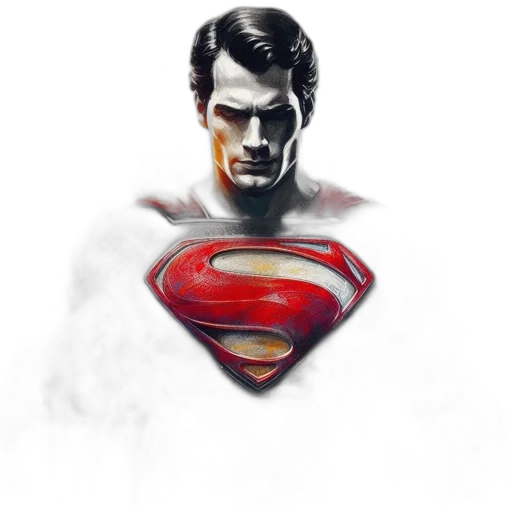face, comic book art, concept art, photorealistic transparent PNG cut-out