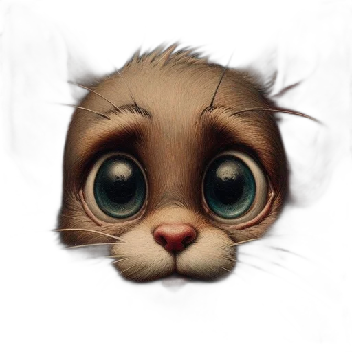 animal, creature, face, staff transparent PNG cut-out