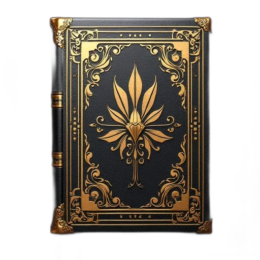 fantasy art, concept art, golden, cover transparent PNG cut-out