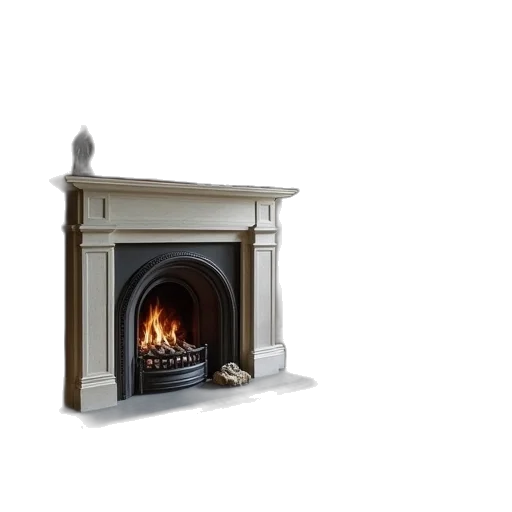 furniture, 3d render, photorealistic, fire transparent PNG cut-out