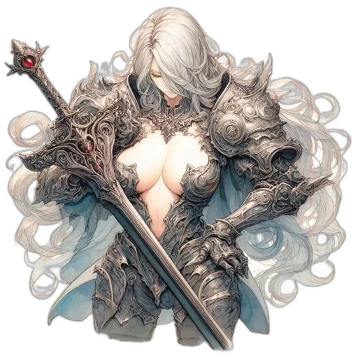 sword, weapon, dress, staff transparent PNG cut-out