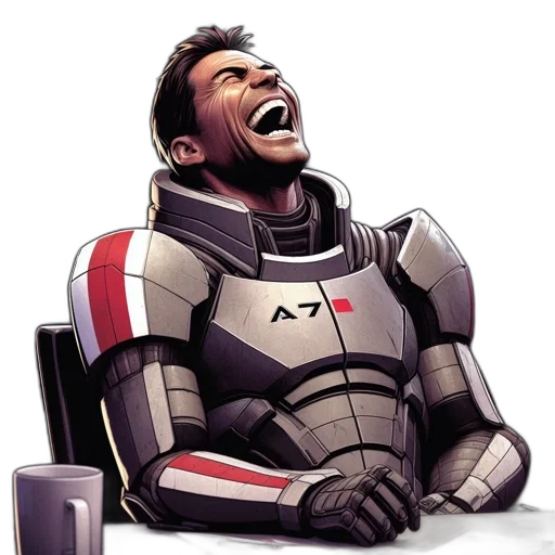 robot, face, concept art, 3d render transparent PNG cut-out