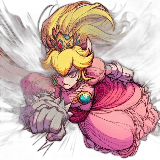 hair, dress, weapon, concept art transparent PNG cut-out