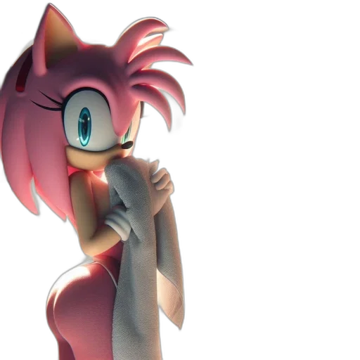 dress, 3d render, concept art, cartoon transparent PNG cut-out