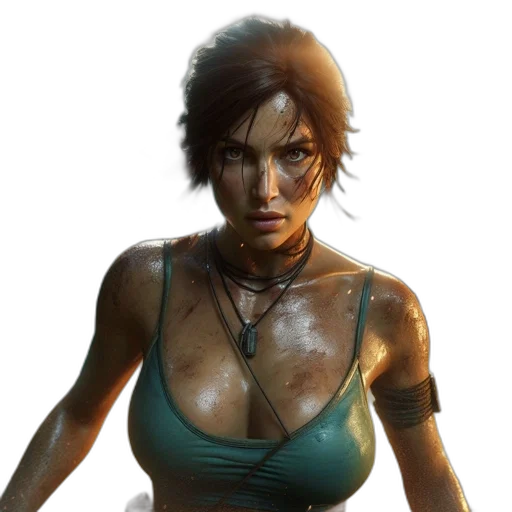 concept art, photorealistic, cyberpunk, fantasy art transparent PNG cut-out