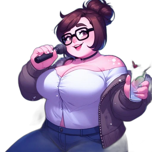 jacket, staff, dress, creature transparent PNG cut-out