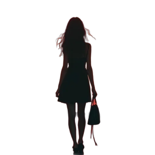 dress, staff, umbrella, jacket transparent PNG cut-out