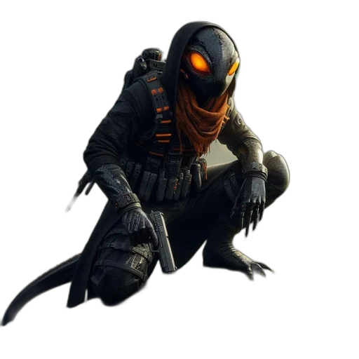 mask, creature, animal, weapon transparent PNG cut-out