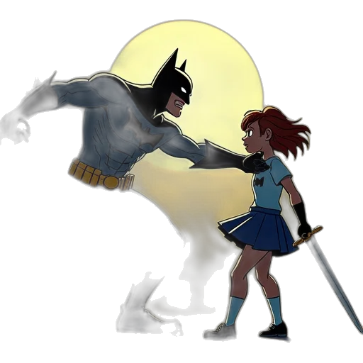 comic book art, concept art, fantasy art, anime transparent PNG cut-out
