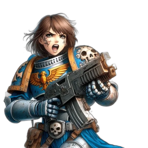 weapon, face, concept art, fantasy art transparent PNG cut-out