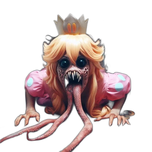 crown, creature, staff, animal transparent PNG cut-out