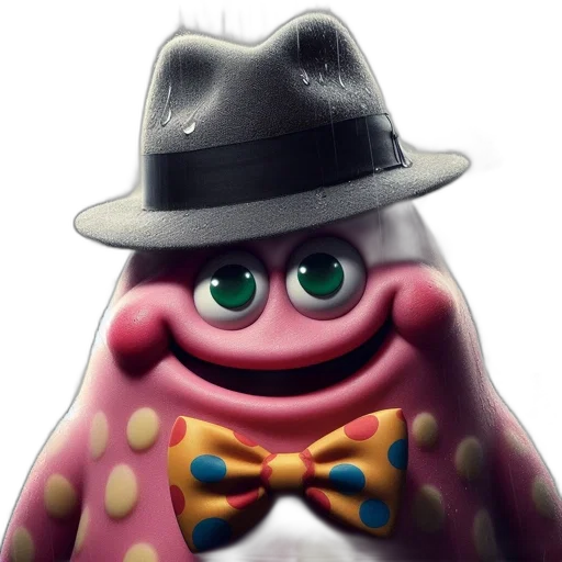 hat, creature, robot, face transparent PNG cut-out