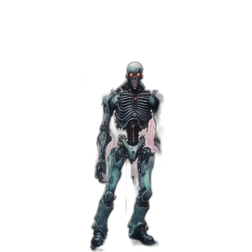 robot, creature, weapon, concept art transparent PNG cut-out