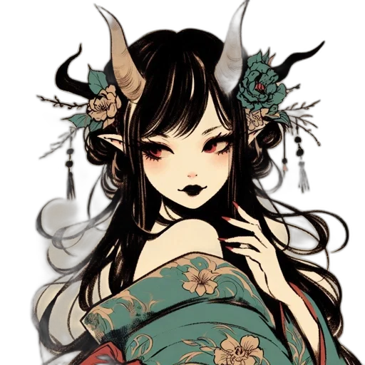 dragon, staff, mask, fantasy art transparent PNG cut-out