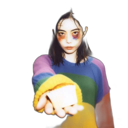 mask, face, creature, staff transparent PNG cut-out