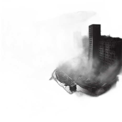 mask, car, building, robot transparent PNG cut-out