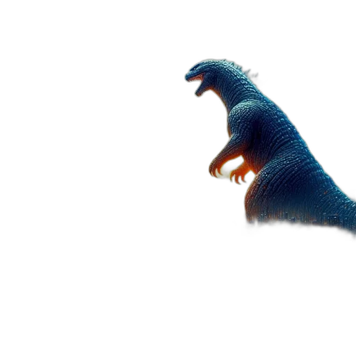 dragon, animal, creature, hair transparent PNG cut-out