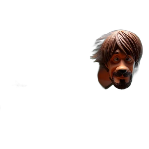 face, mask, hair, creature transparent PNG cut-out