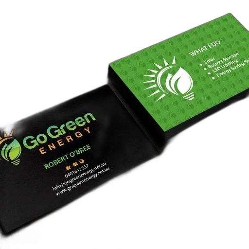 green, business, card, energy transparent PNG cut-out