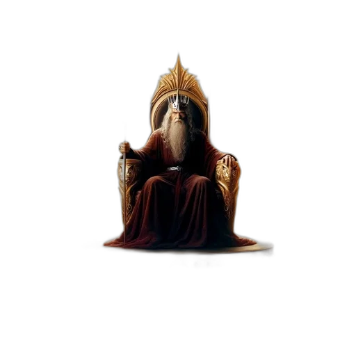 crown, mask, face, staff transparent PNG cut-out