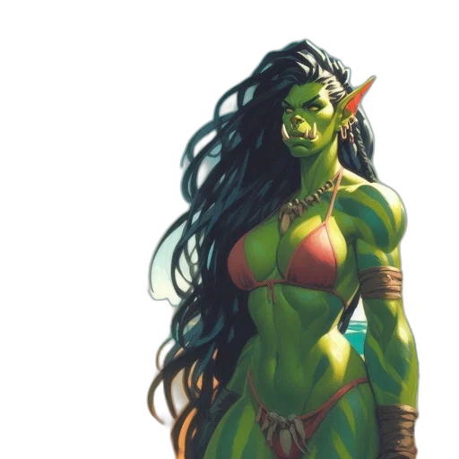concept art, fantasy art, comic book art, pixel art transparent PNG cut-out