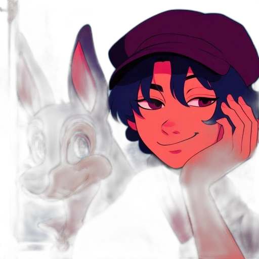 hat, mask, face, concept art transparent PNG cut-out