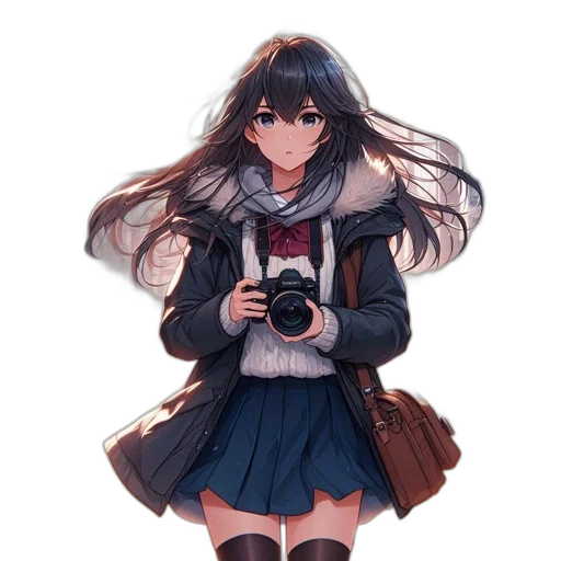 weapon, jacket, dress, flower transparent PNG cut-out
