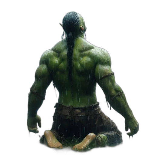 creature, animal, concept art, 3d render transparent PNG cut-out