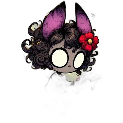 staff, mask, crown, flower transparent PNG cut-out