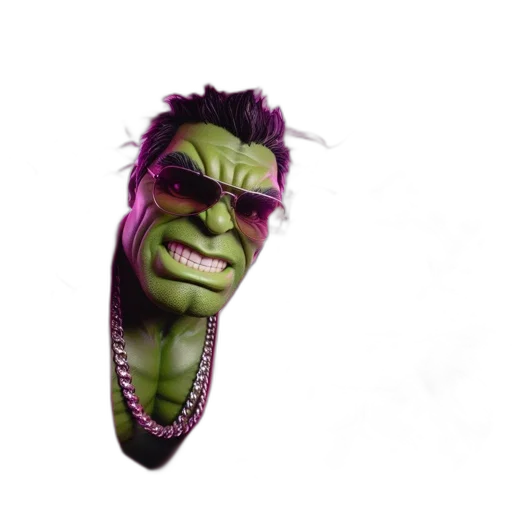 face, mask, staff, creature transparent PNG cut-out