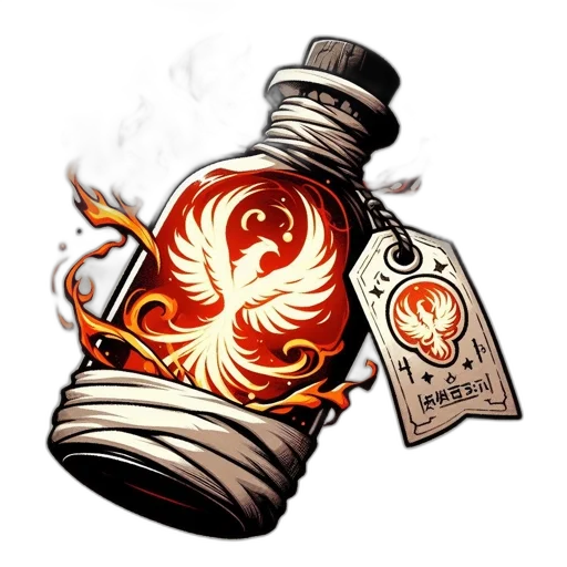 bottle, weapon, dragon, concept art transparent PNG cut-out