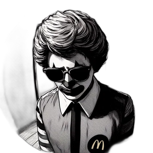 face, jacket, comic book art, cartoon transparent PNG cut-out