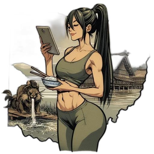 comic book art, concept art, fantasy art, pixel art transparent PNG cut-out