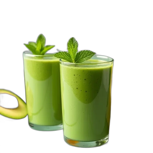 food, 3d render, green, smoothie transparent PNG cut-out