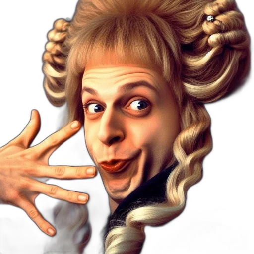 face, hair, mask, staff transparent PNG cut-out