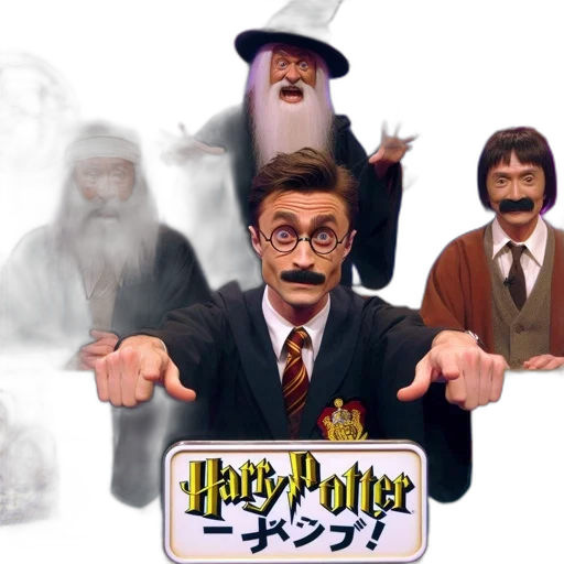 concept art, cartoon, four, men transparent PNG cut-out