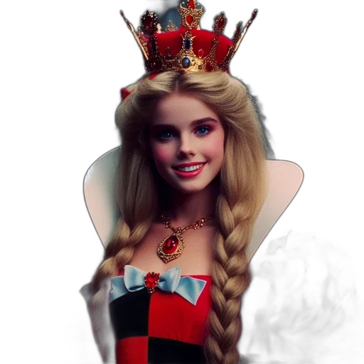 crown, dress, fantasy art, photorealistic transparent PNG cut-out