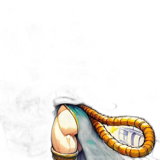 staff, dragon, mask, creature transparent PNG cut-out