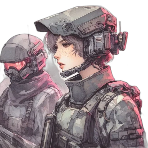 weapon, robot, face, mask transparent PNG cut-out