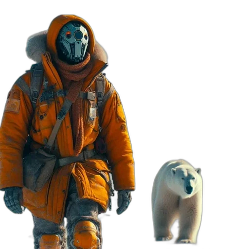 jacket, animal, creature, concept art transparent PNG cut-out