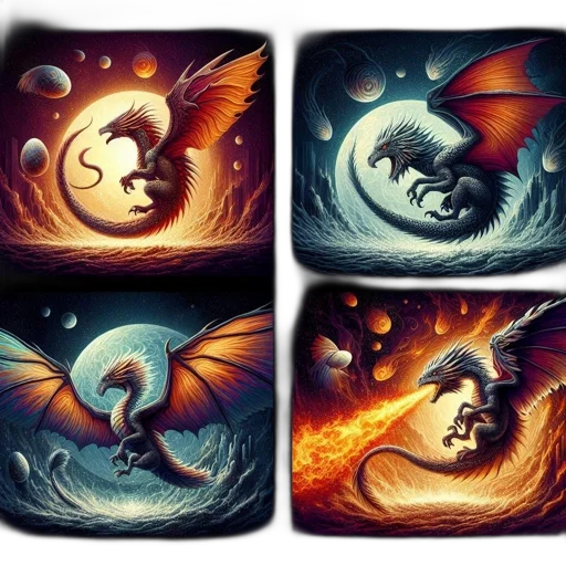 dragon, fantasy art, concept art, comic book art transparent PNG cut-out