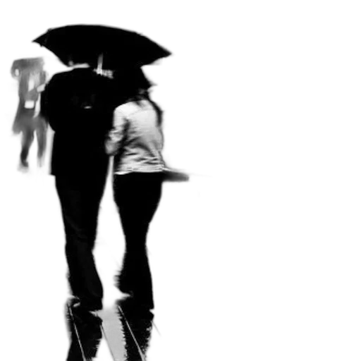 umbrella, jacket, staff, hat transparent PNG cut-out