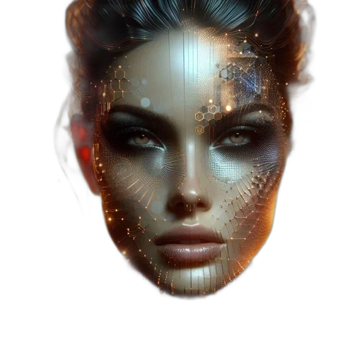 face, mask, robot, jewelry transparent PNG cut-out