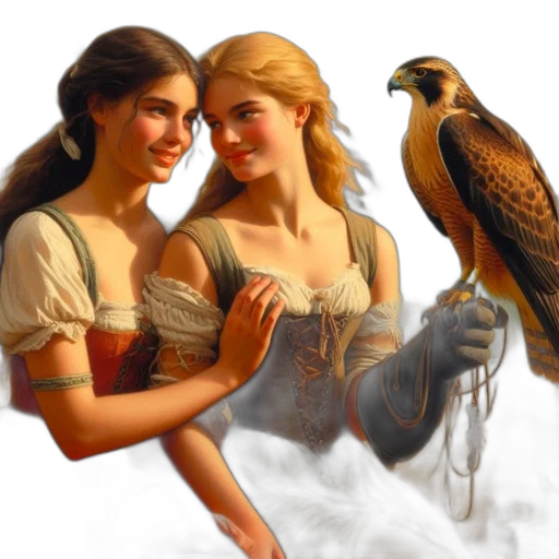 jewelry, fantasy art, oil painting, photorealistic transparent PNG cut-out