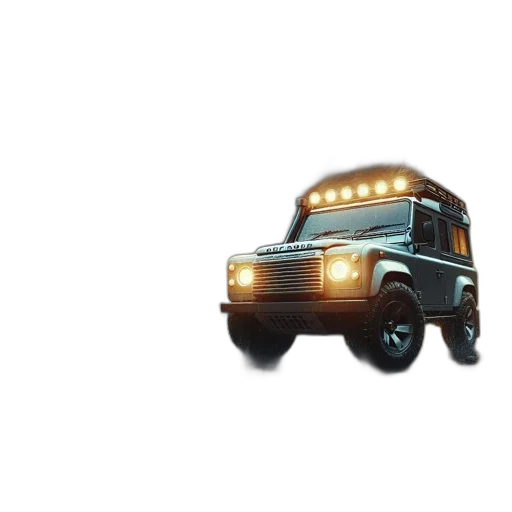 car, weapon, concept art, 3d render transparent PNG cut-out
