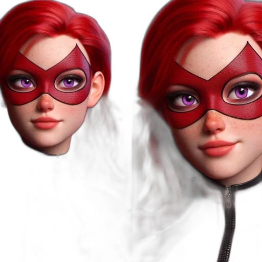 mask, face, 3d render, concept art transparent PNG cut-out