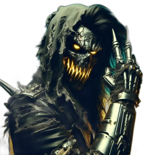 mask, staff, creature, face transparent PNG cut-out